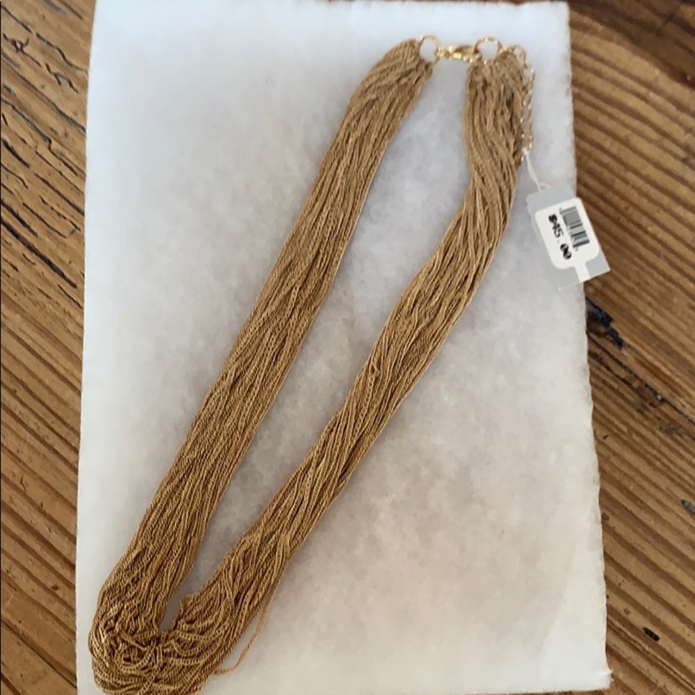 Irresistibles multi-strand gold necklace
